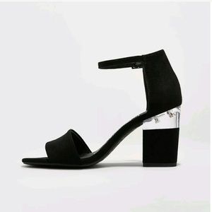 Dolce Vita Black Lucite Heels